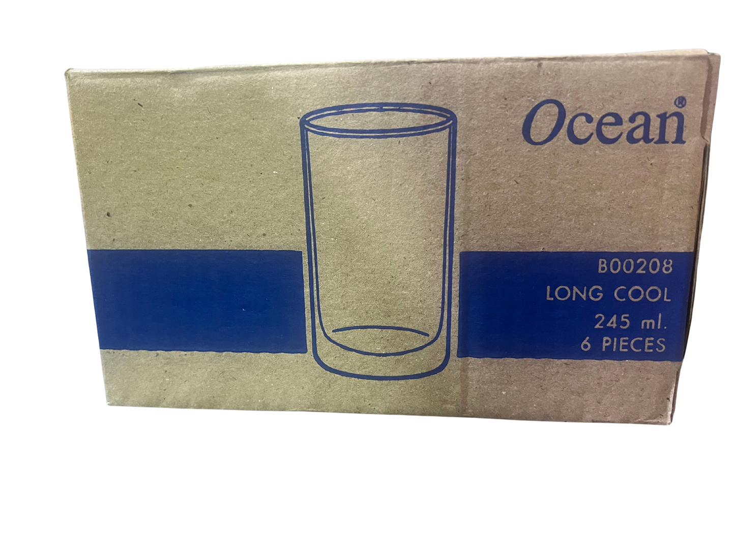 Ocean Long Cool Tumbler Set, 6-Pieces Set - Premium glass tumblers from Ocean - Just Rs. 496! Shop now at Surana Sons