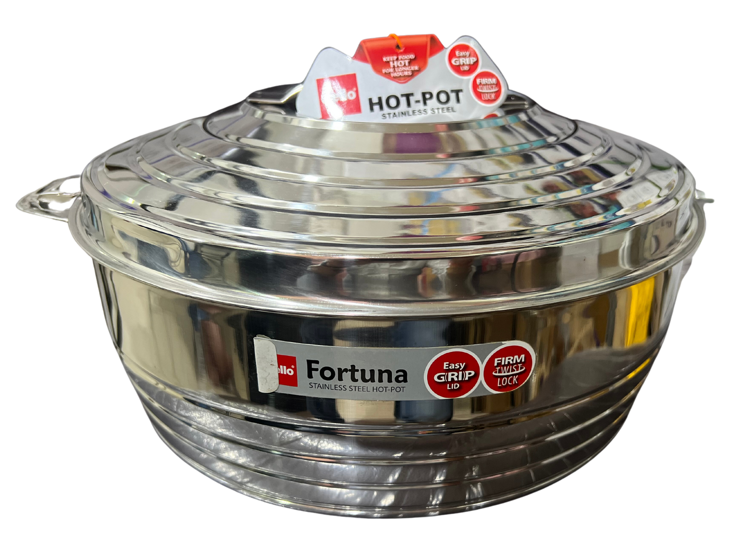 Cello Stainless Steel Fortuna Casserole PUF Insulated | Keeps Food Warm for Hours | - Premium SS Casserole from Cello - Just Rs. 499! Shop now at Surana Sons