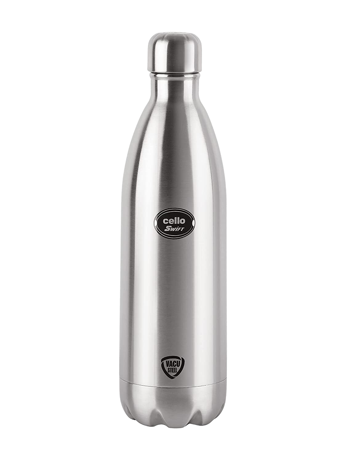 Cello Swift Stainless Steel Vacuum Insulated Flask Hot and Cold Water Bottle with Screw lid | For Home, Office, Travel - Premium Hot & Cold Steel Vacuum Bottles from Cello - Just Rs. 623! Shop now at Surana Sons