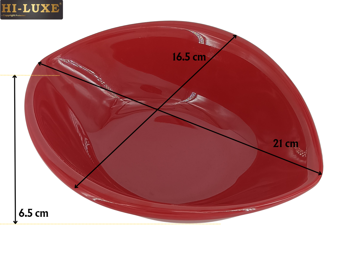 HILUXE Pure Melamine Boat Bowl OB-750 | Set of 2 | Break Resistant - Premium Melamine Serving Platter from Hiluxe - Just Rs. 750! Shop now at Surana Sons