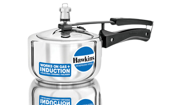 Hawkins Pressure Cooker, Stainless Steel Inner Lid, Induction Compatible - Premium SS pressure cooker from Hawkins - Just Rs. 2025! Shop now at Surana Sons