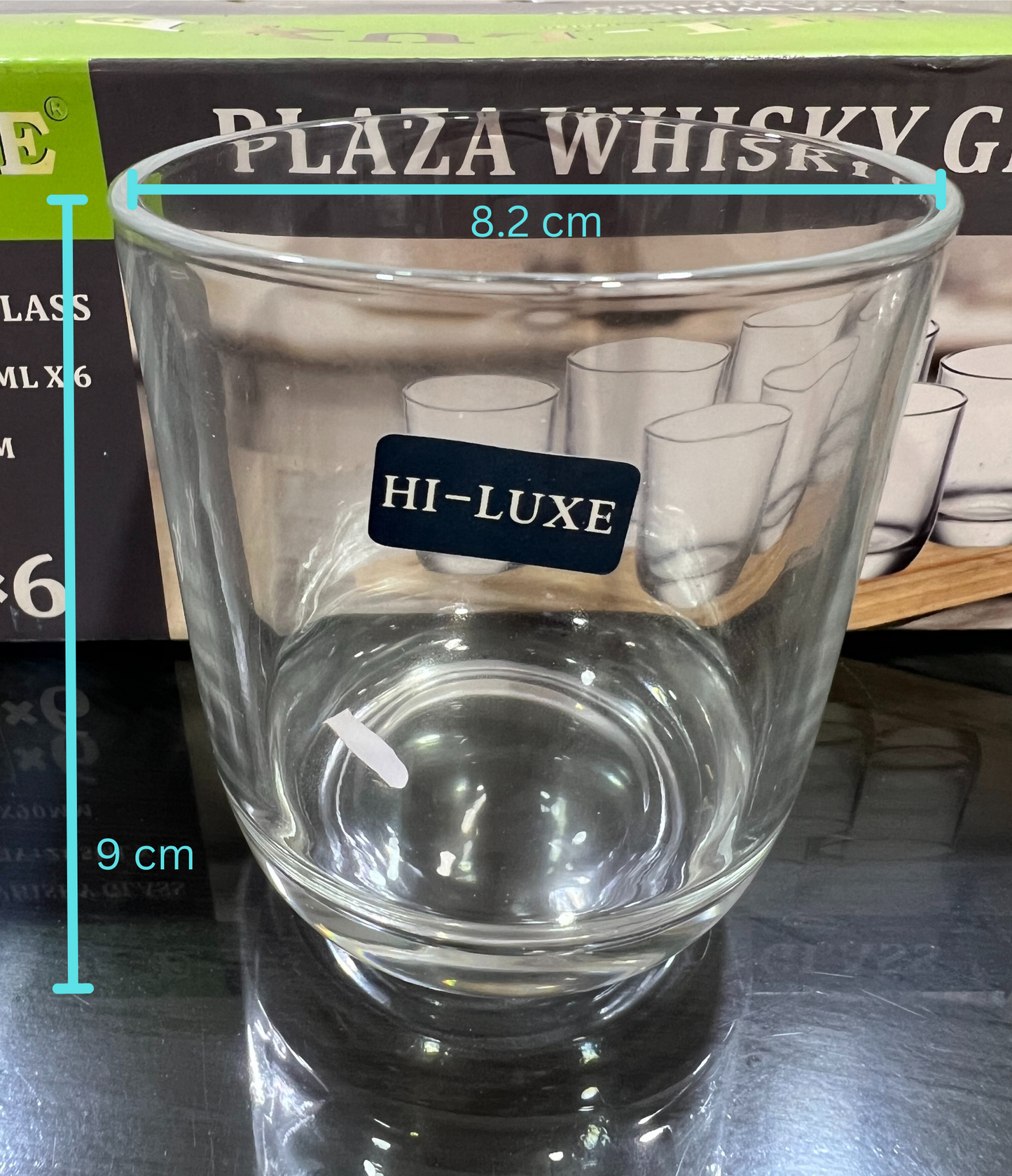 Hi-Luxe Plaza Glass 285 ML | Glass Tumbler | Transparent | Home, Dining, Office, Restaurant - Premium glass tumblers from Hiluxe - Just Rs. 398! Shop now at Surana Sons