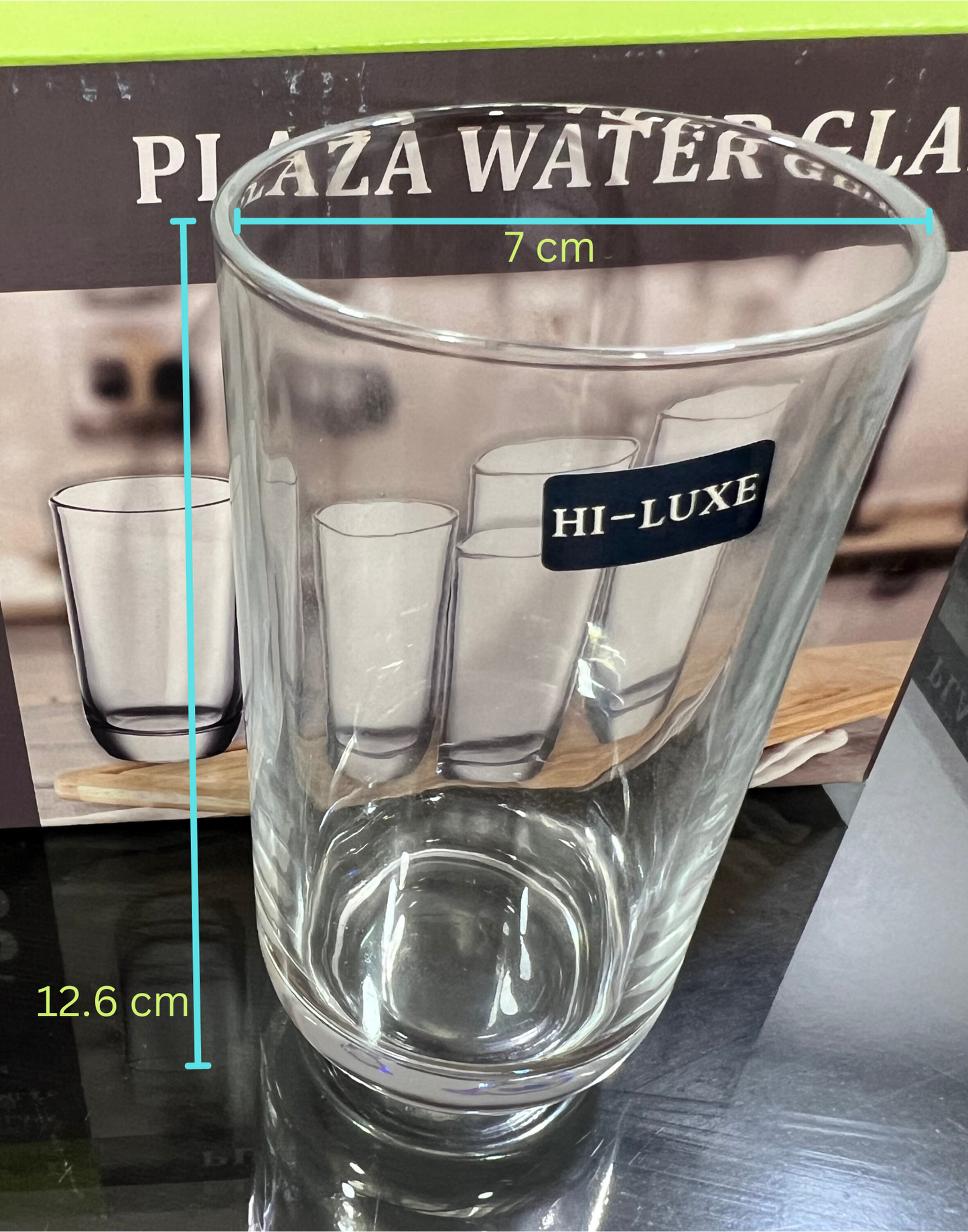 Hi-Luxe Plaza Glass 285 ML | Glass Tumbler | Transparent | Home, Dining, Office, Restaurant - Premium glass tumblers from Hiluxe - Just Rs. 398! Shop now at Surana Sons