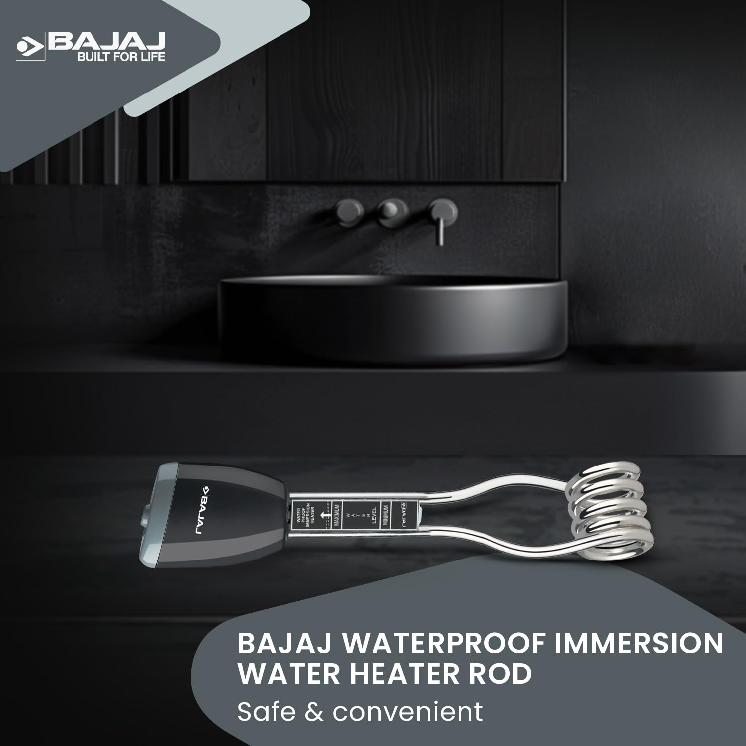 BAJAJ Water Heating Immersion Rod Heater - Premium Immersion Rod from Bajaj - Just Rs. 625! Shop now at Surana Sons