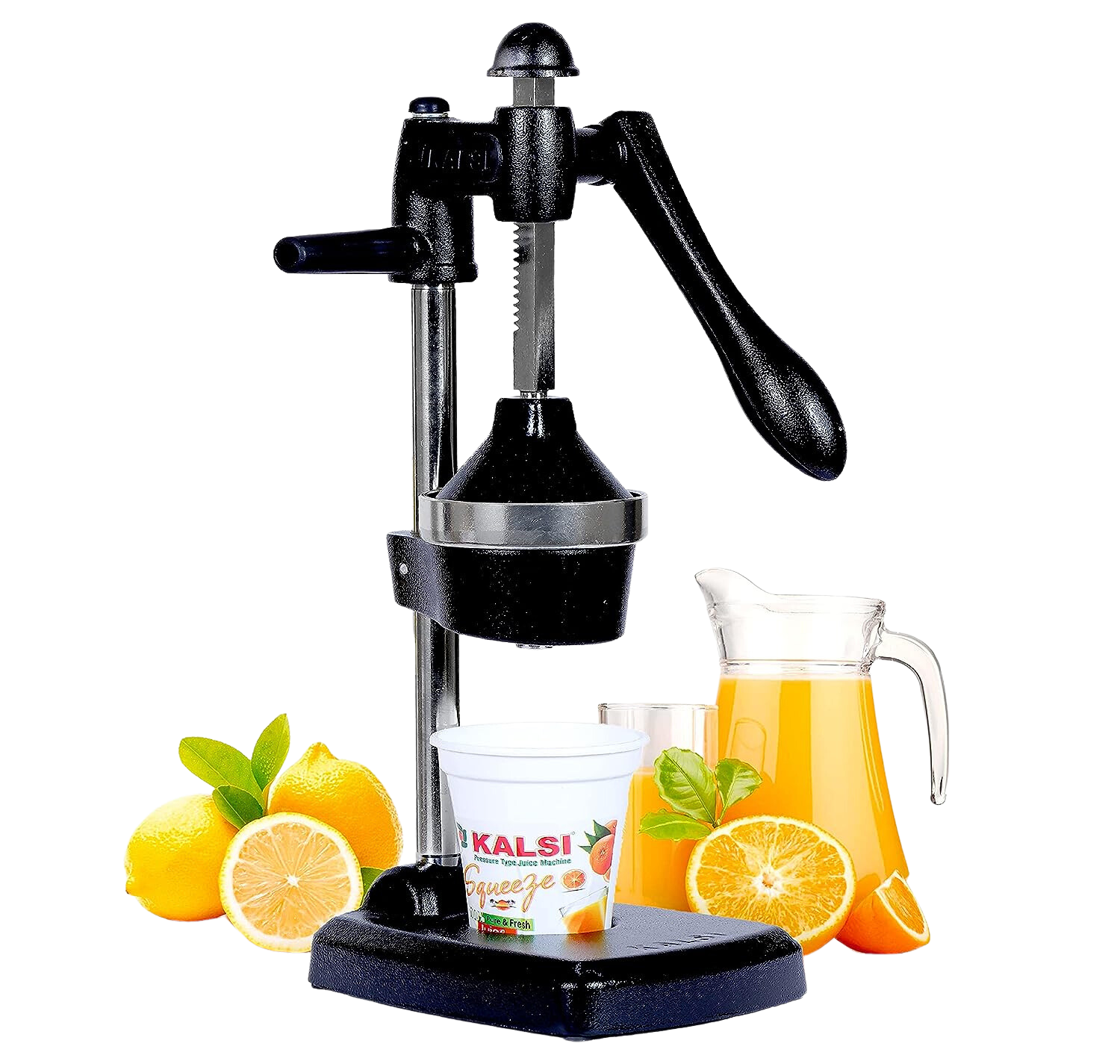 Kalsi-products CE Certified Hand Press Pressure Type Instant Juicer with Food Grade Pressure Cup | - Premium Hand Juicer from kalsi - Just Rs. 2290! Shop now at Surana Sons