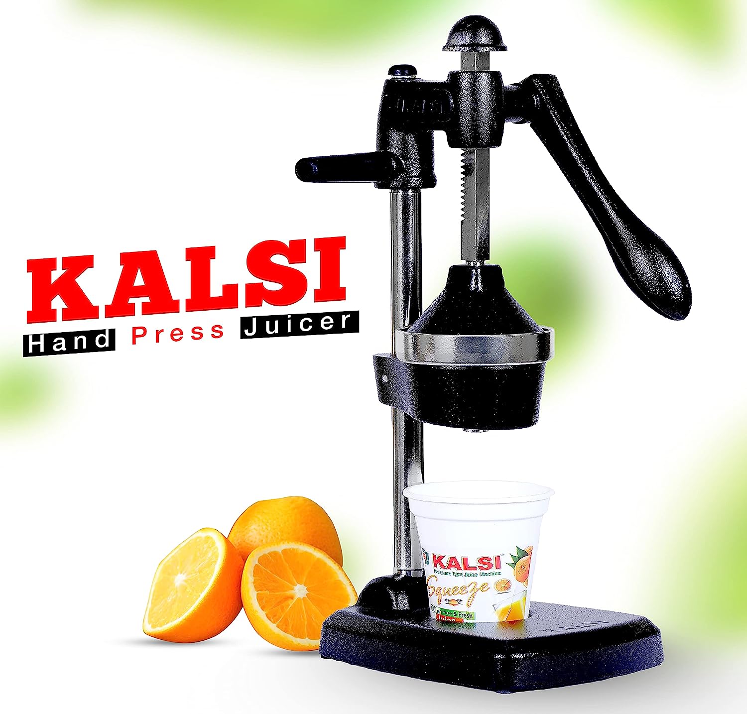 Kalsi-products CE Certified Hand Press Pressure Type Instant Juicer with Food Grade Pressure Cup | - Premium Hand Juicer from kalsi - Just Rs. 2290! Shop now at Surana Sons