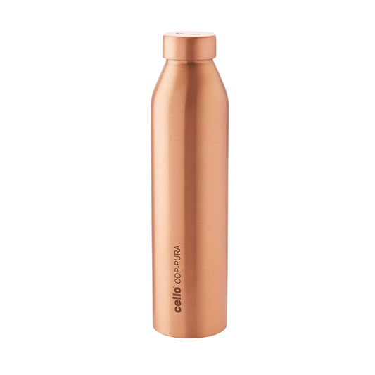 Cello COP-PURA Copper Water Bottle, 1000 ml - Premium copper water bottles from Cello - Just Rs. 977! Shop now at Surana Sons