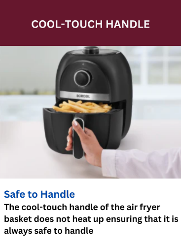 Borosil Best Air Fryer, 2.8 Ltr, 4 in 1, Fry, Grill, Bake & Roast - Premium Air Fryer from Borosil - Just Rs. 5990! Shop now at Surana Sons