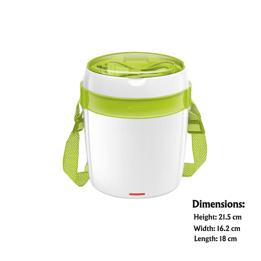 MILTON Futron Plastic Electric Tiffin | Hot Tiffin | - Premium Hot Tiffin from Milton - Just Rs. 1176! Shop now at Surana Sons