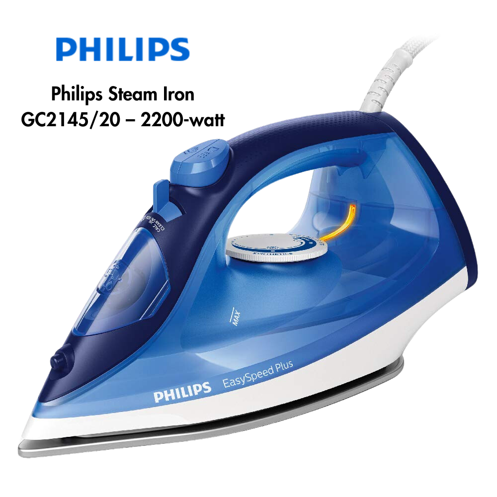 Philips Steam Iron GC 2145/20 – 2200-watt - Premium Steam Iron from Philips - Just Rs. 3276! Shop now at Surana Sons