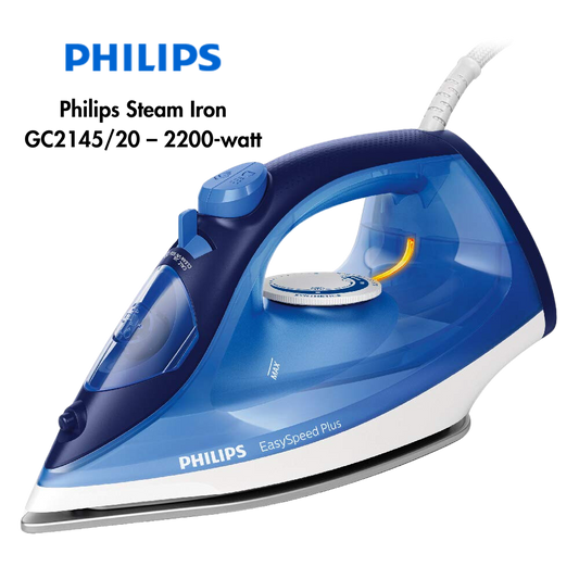 Philips Steam Iron GC 2145/20 – 2200-watt - Premium Steam Iron from Philips - Just Rs. 3276! Shop now at Surana Sons