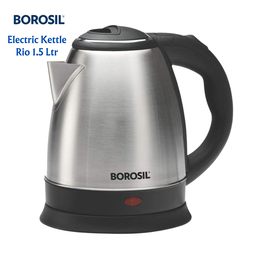 Borosil Rio 1.5 Ltr Electric Kettle, Stainless Steel Inner Body - Premium electric kettles from Borosil - Just Rs. 999! Shop now at Surana Sons