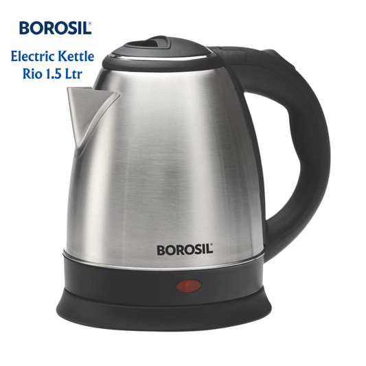 Borosil Rio 1.5 Ltr Electric Kettle, Stainless Steel Inner Body - Premium electric kettles from Borosil - Just Rs. 999! Shop now at Surana Sons