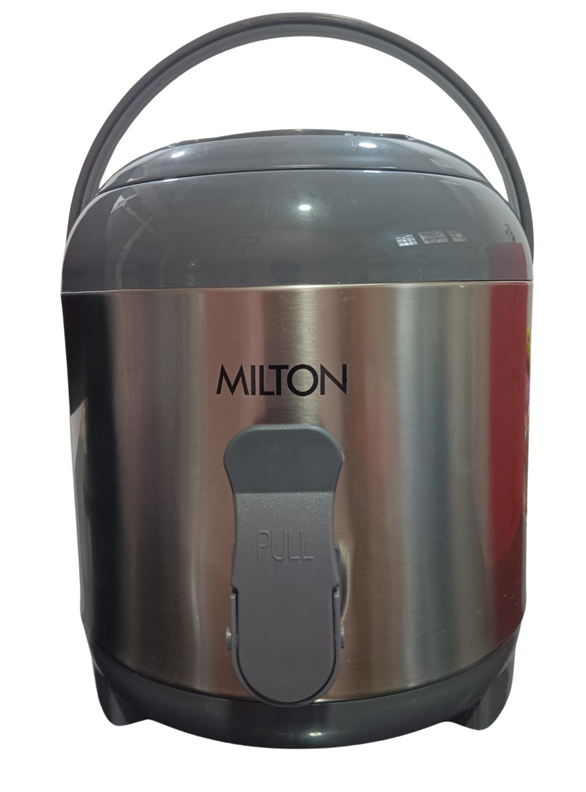 Milton Stellar 3 Thermosteel Water Jug, 2.8 Litres, Silver, Black/Grey - Premium SS Water Jugs Containers Storage from Milton - Just Rs. 1150! Shop now at Surana Sons