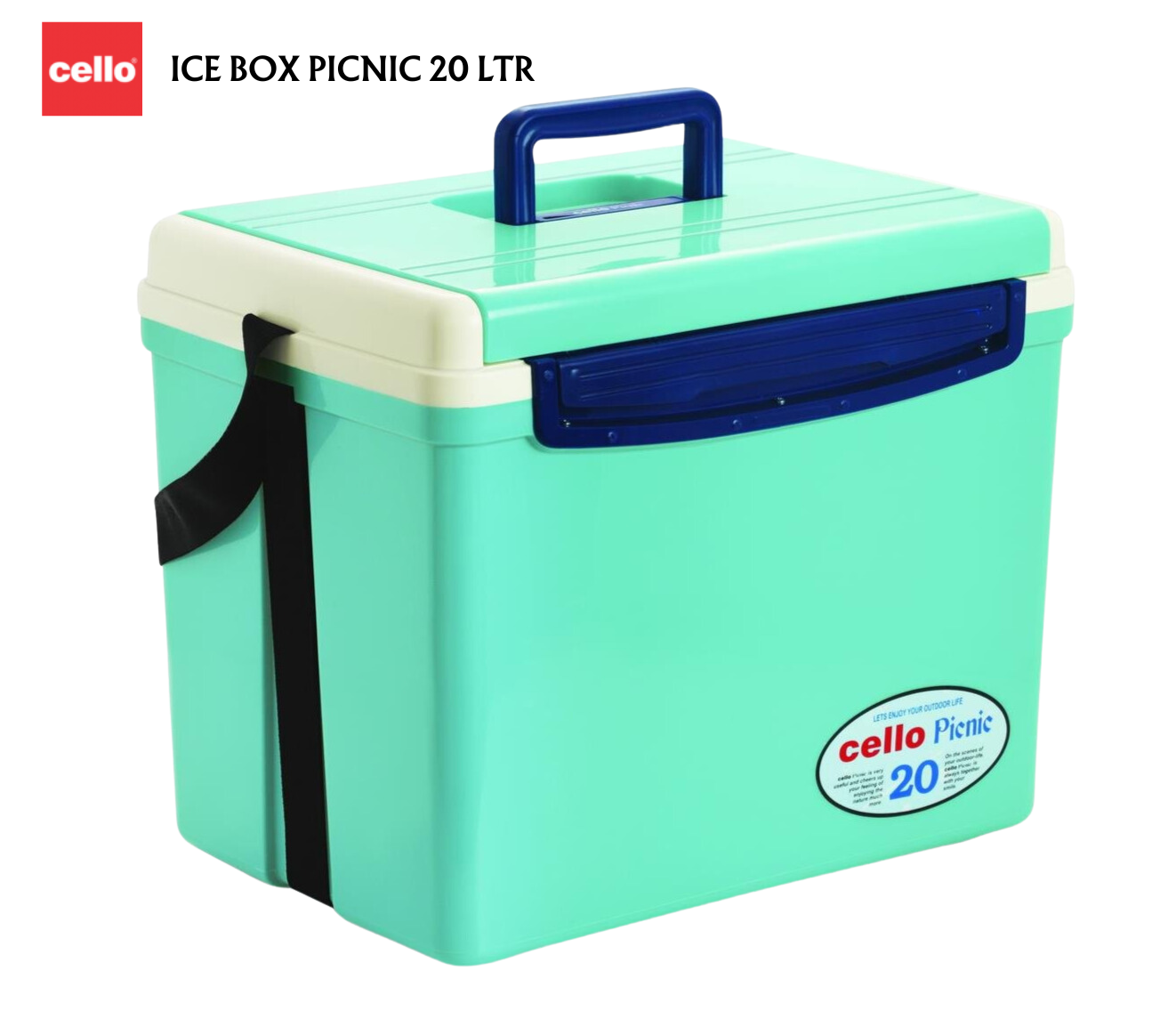 CELLO Ice Box PICNIC 20 | For Travel | Picnic | Home | 20 Ltr