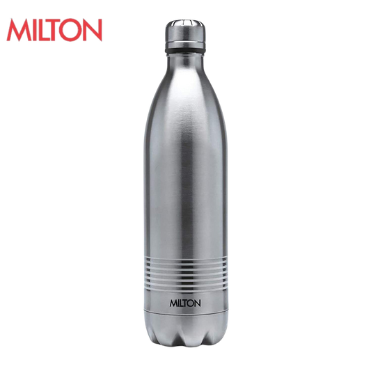 Milton Duo DLX 750 Thermosteel 24 Hours Hot and Cold Water Bottle, Silver | Leak Proof | - Premium SS water Bottles from Milton - Just Rs. 964! Shop now at Surana Sons