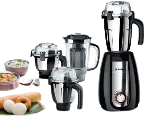 BOSCH Mixer Grinder TrueMixx Pro 1000 Watt MGM8842GIN | 4 Jars - Premium Mixer Grinder from Bosch - Just Rs. 7499! Shop now at Surana Sons