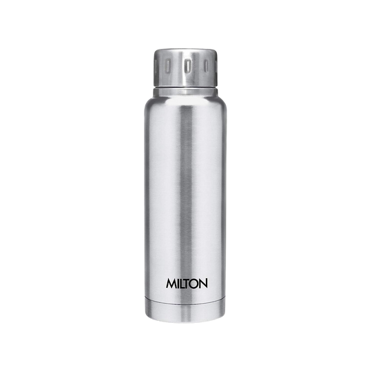 Milton Elfin Thermosteel 24 Hours Hot and Cold Water Bottle | Thermos Flask - Premium Hot & Cold Steel Vacuum Bottles from Milton - Just Rs. 464! Shop now at Surana Sons