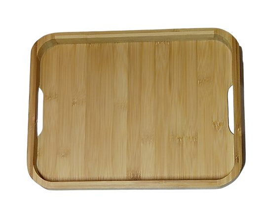 Hiluxe Exquisite Wooden Tray With Handle For Home | Ideal Gift - Premium Wooden Tray from Hiluxe - Just Rs. 850! Shop now at Surana Sons