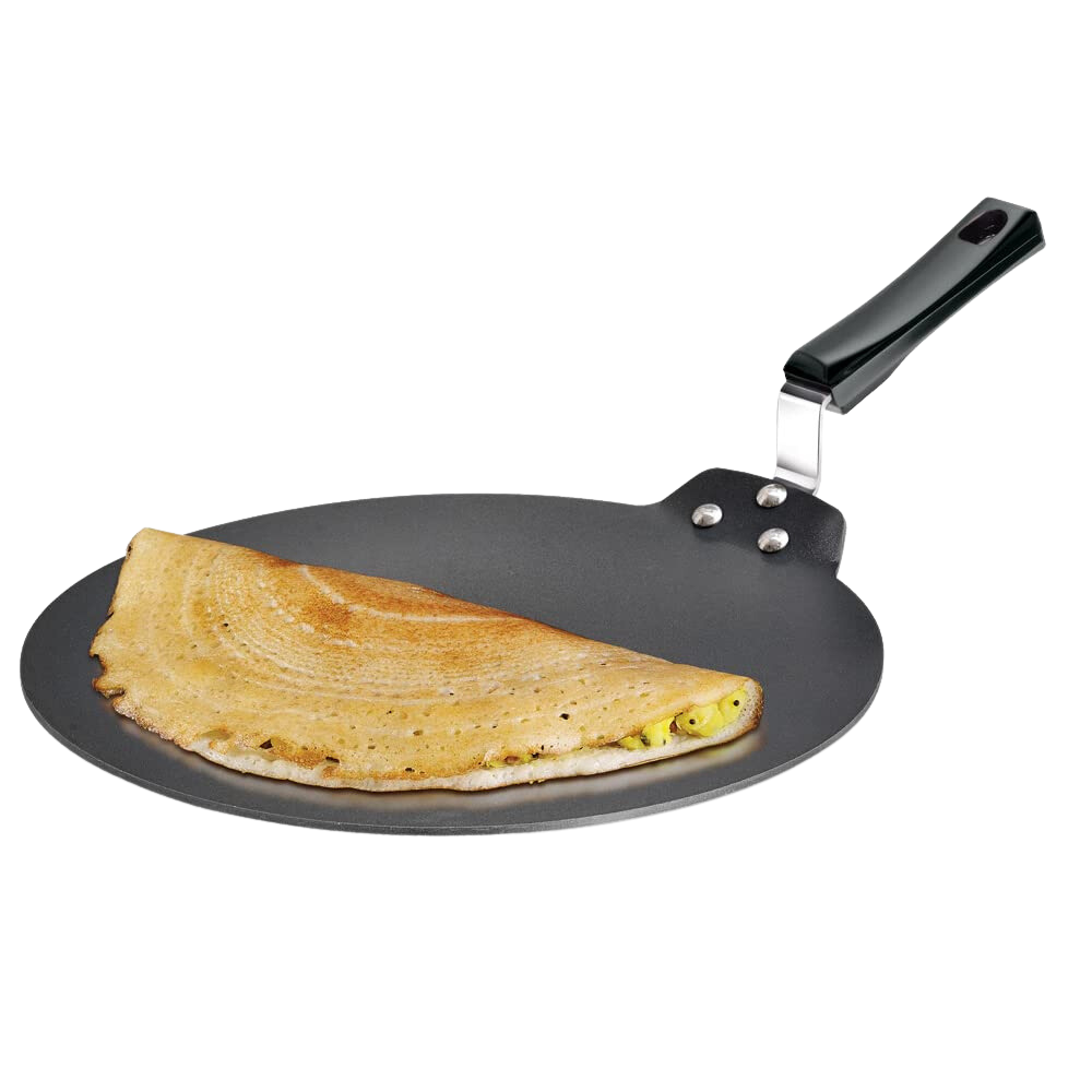 Hawkins Futura Nonstick Flat Dosa Tava, Thickness 4.88 mm (Black) - Premium Nonstick Dosa Tawa from Hawkins Futura - Just Rs. 1373! Shop now at Surana Sons