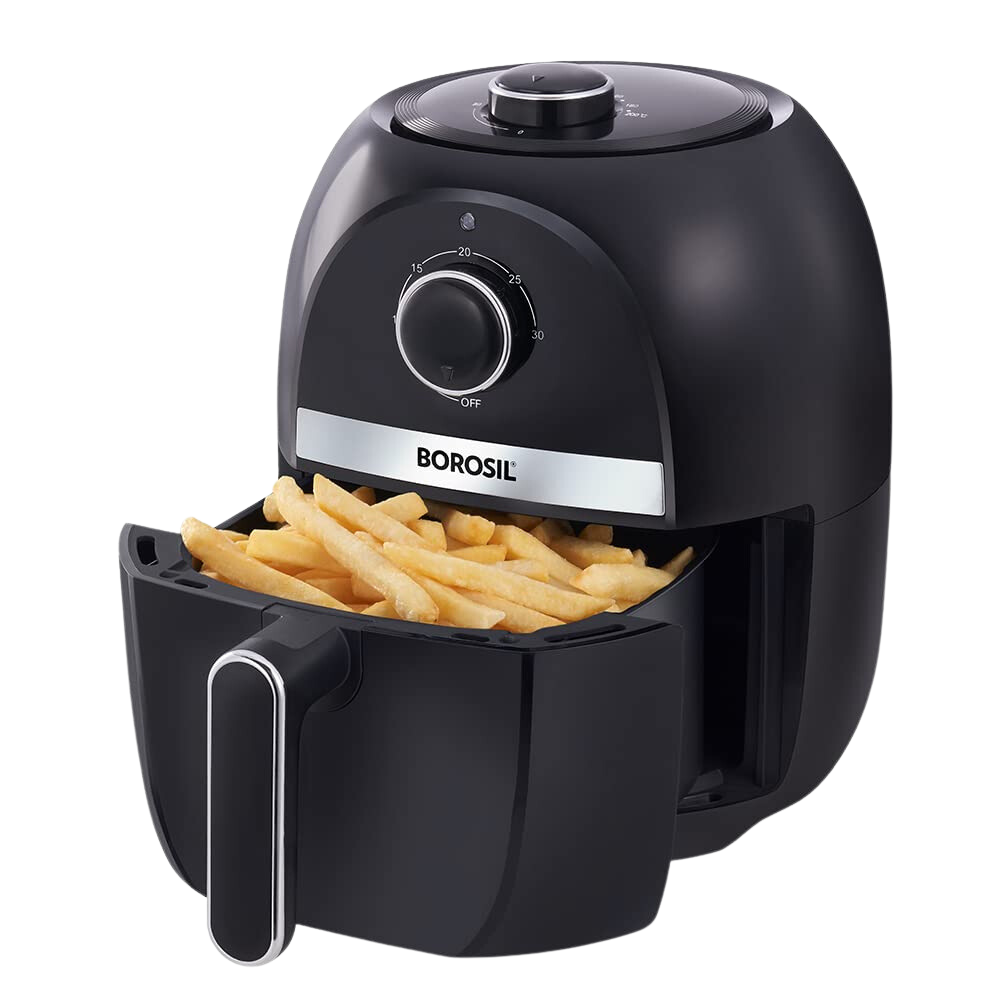 Borosil Best Air Fryer, 2.8 Ltr, 4 in 1, Fry, Grill, Bake & Roast - Premium Air Fryer from Borosil - Just Rs. 5990! Shop now at Surana Sons